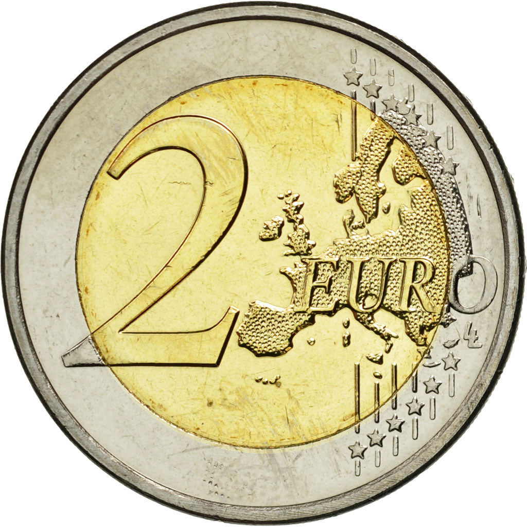 Luxembourg, 2 Euro, Grand Duc, 2015, MS(63), Bi-Metallic