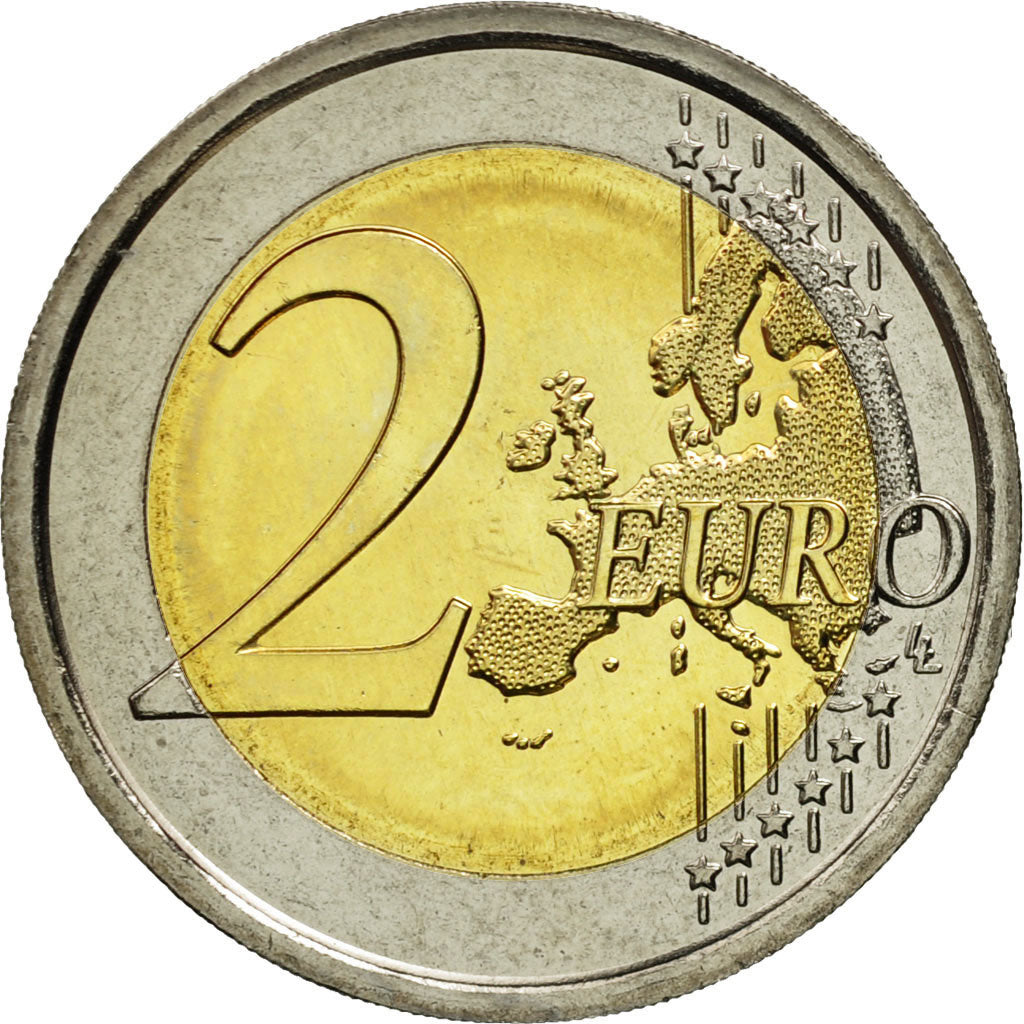 San Marino, 2 Euro, 25th anniversary, 2015, SC, Bimetálico