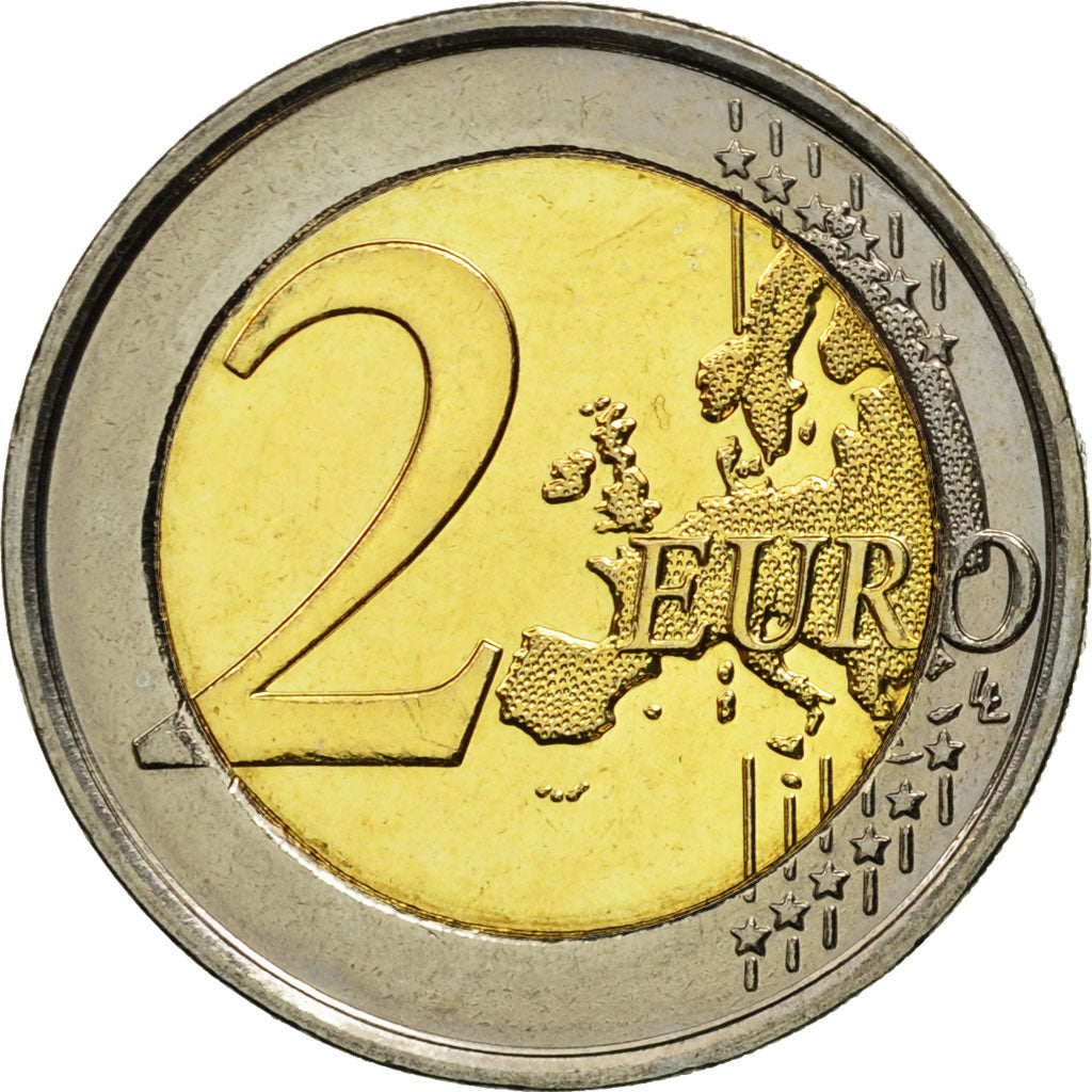 Belgium, 2 Euro, European Year for Development, 2015, MS(63), Bi-Metallic