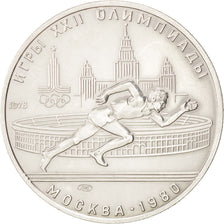 RUSSIA, 5 Roubles, 1978, Leningrad, KM #154, MS(63), Silver, 16.61