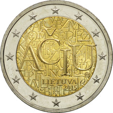 Lithuania, 2 Euro, ACIU, 2015, MS(63), Bi-Metallic