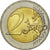 Litwa, 2 Euro, 2016, MS(63), Bimetaliczny
