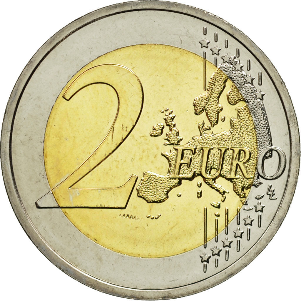 Slovakia, 2 Euro, 2016, MS(63), Bi-Metallic