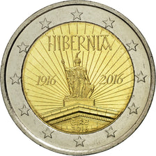 Ireland, 2 Euro, Hibernia, 2016, UNZ, Bi-Metallic