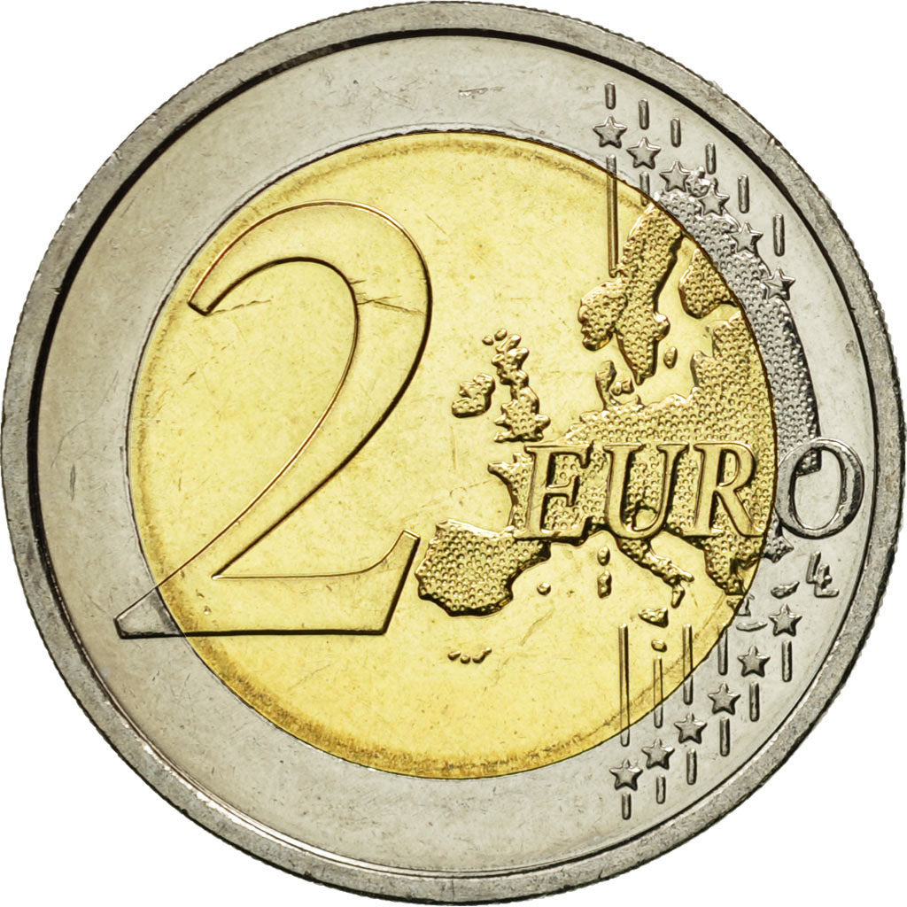 Irlanda, 2 Euro, Hibernia, 2016, SC, Bimetálico