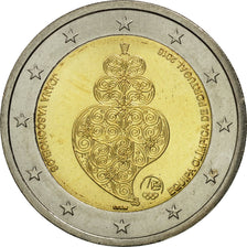Portugal, 2 Euro, Equipa olimpica, 2016, MS(63), Bi-Metallic