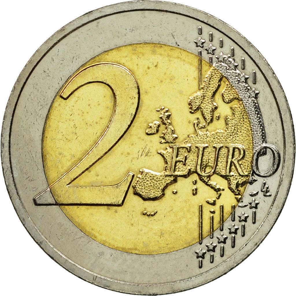 Latvia, 2 Euro, 2016, MS(63), Bi-Metallic