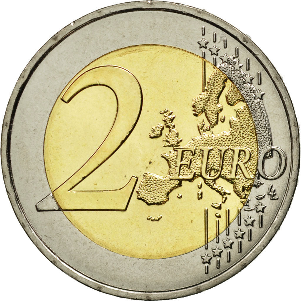 Coin, France, 2 Euro, François Mitterrand, 2016, MS(63), Bi-Metallic