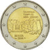 Malta, 2 Euro, Ggantija Temples, 2016, MS(63), Bi-Metallic