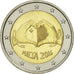 Malta, 2 Euro, Heart, 2016, UNZ, Bi-Metallic