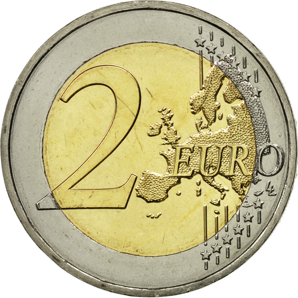 Malta, 2 Euro, Heart, 2016, UNZ, Bi-Metallic