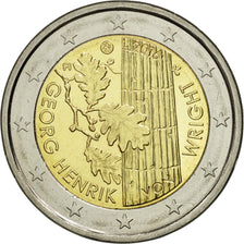 Finland, 2 Euro, Georg Henrik, 2016, MS(63), Bi-Metallic