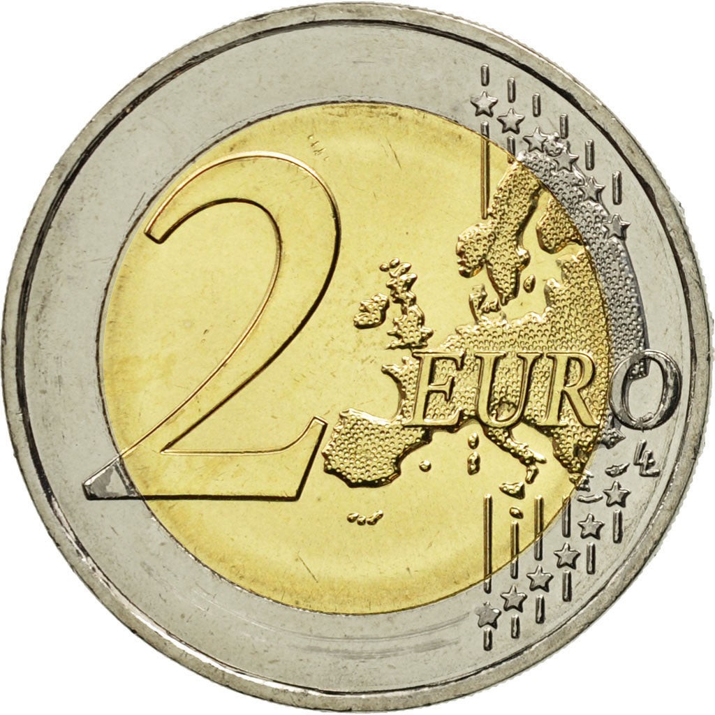 Malta, 2 Euro, Ggantija Temples, 2016, MS(63), Bi-Metallic