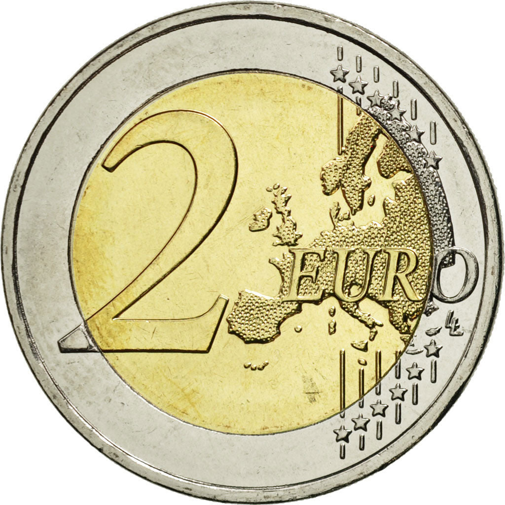 Grecia, 2 Euro, 2016, SPL, Bi-metallico