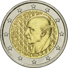 Grecja, 2 Euro, Dmitri Mitropoulos, 2016, MS(63), Bimetaliczny
