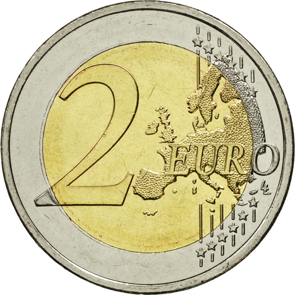 Grecja, 2 Euro, Dmitri Mitropoulos, 2016, MS(63), Bimetaliczny