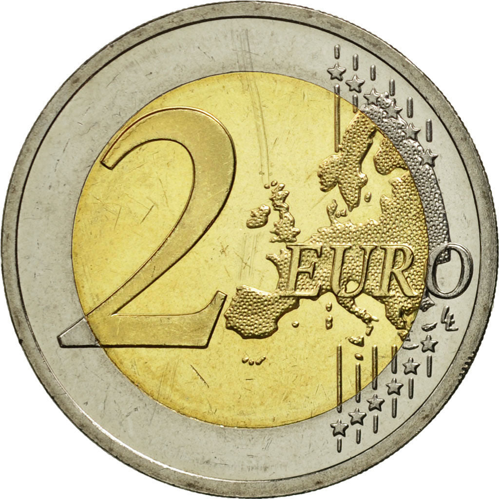 Estonia, 2 Euro, Flag, 2015, UNZ, Bi-Metallic