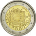 Spain, 2 Euro, Flag, 2015, MS(63), Bi-Metallic