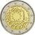 Coin, France, 2 Euro, Flag, 2015, MS(63), Bi-Metallic