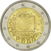 Litwa, 2 Euro, Flag, 2015, MS(63), Bimetaliczny