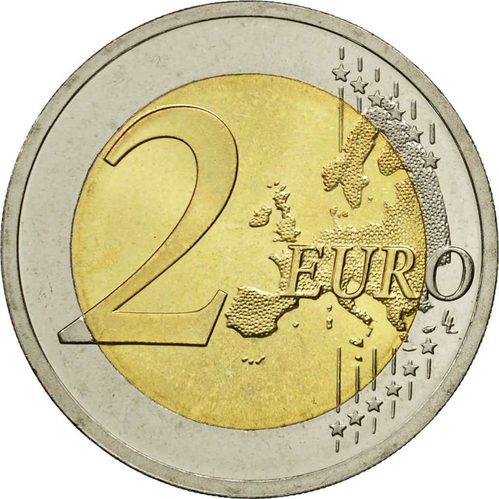 Litwa, 2 Euro, Flag, 2015, MS(63), Bimetaliczny