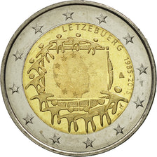 Luxembourg, 2 Euro, Flag, 2015, MS(63), Bi-Metallic