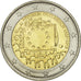 Austria, 2 Euro, Flag, 2015, MS(63), Bimetaliczny