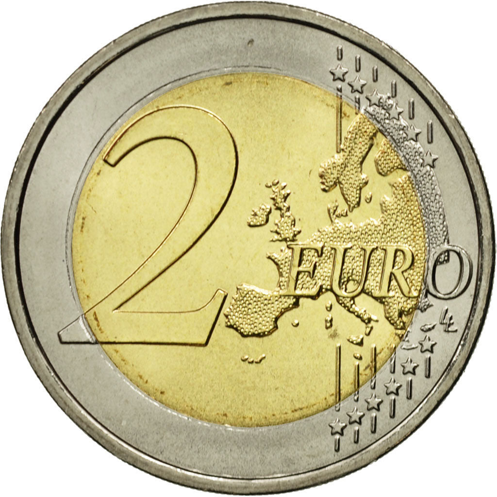 Portugal, 2 Euro, Flag, 2015, MS(63), Bi-Metallic