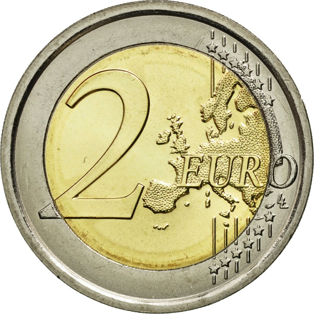 Slovenia, 2 Euro, Flag, 2015, MS(63), Bi-Metallic