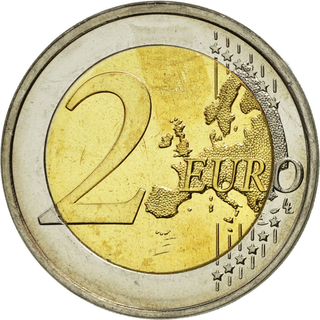 Finland, 2 Euro, Flag, 2015, MS(63), Bi-Metallic