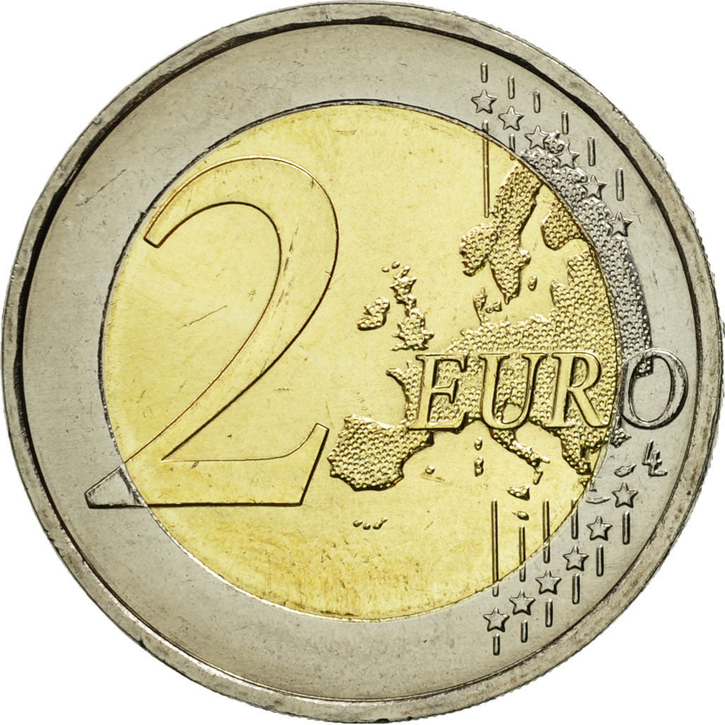 Germany, 2 Euro, Flag, 2015, MS(63), Bi-Metallic