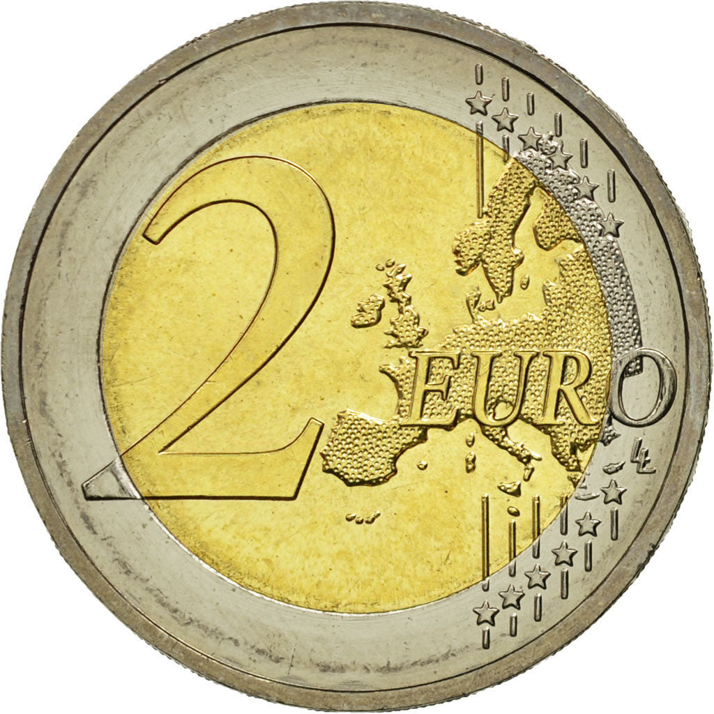 Germany, 2 Euro, Traité de l'Elysée, 2013, MS(63), Bi-Metallic