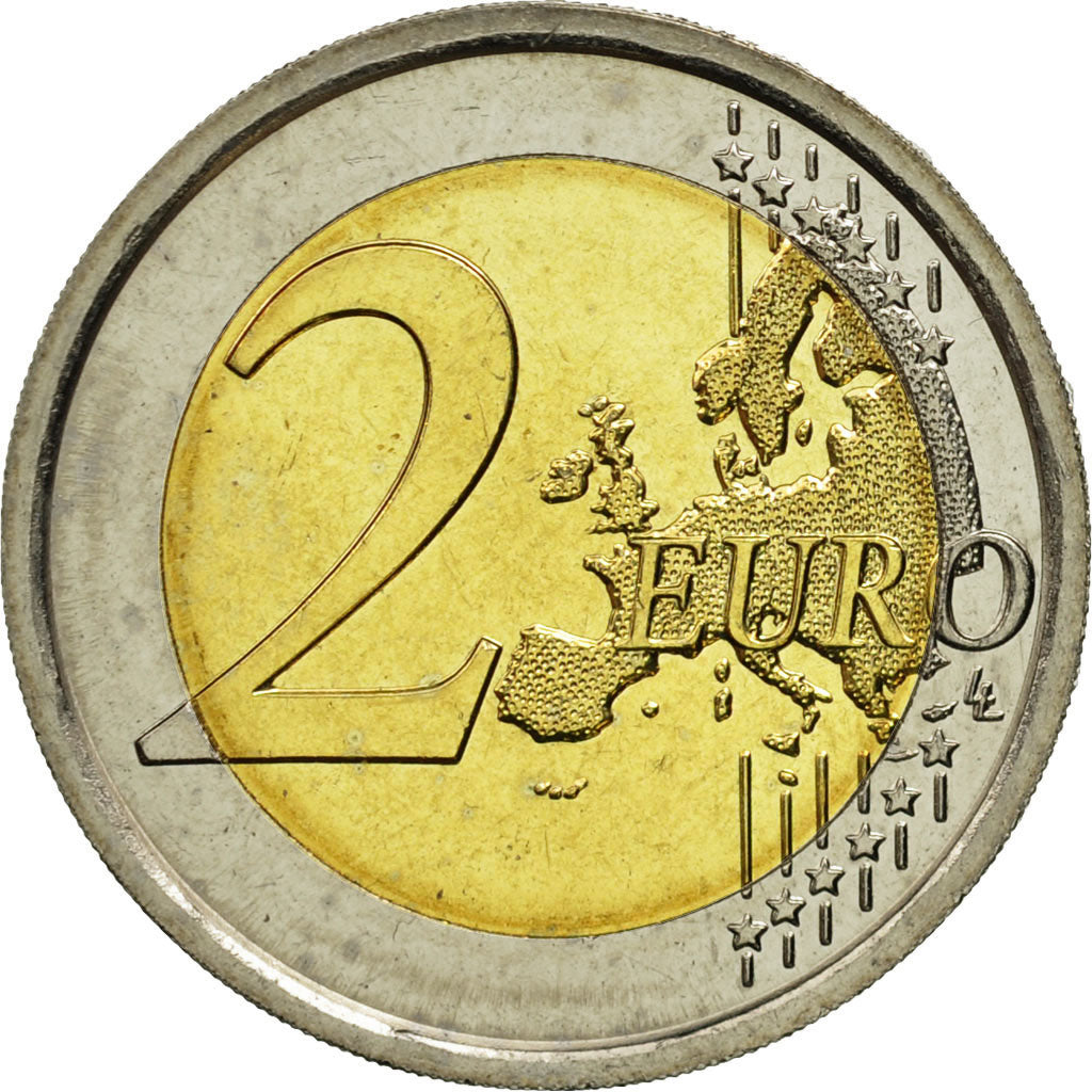 San Marino, 2 Euro, Pinturicchio, 2013, MS(63), Bi-Metallic