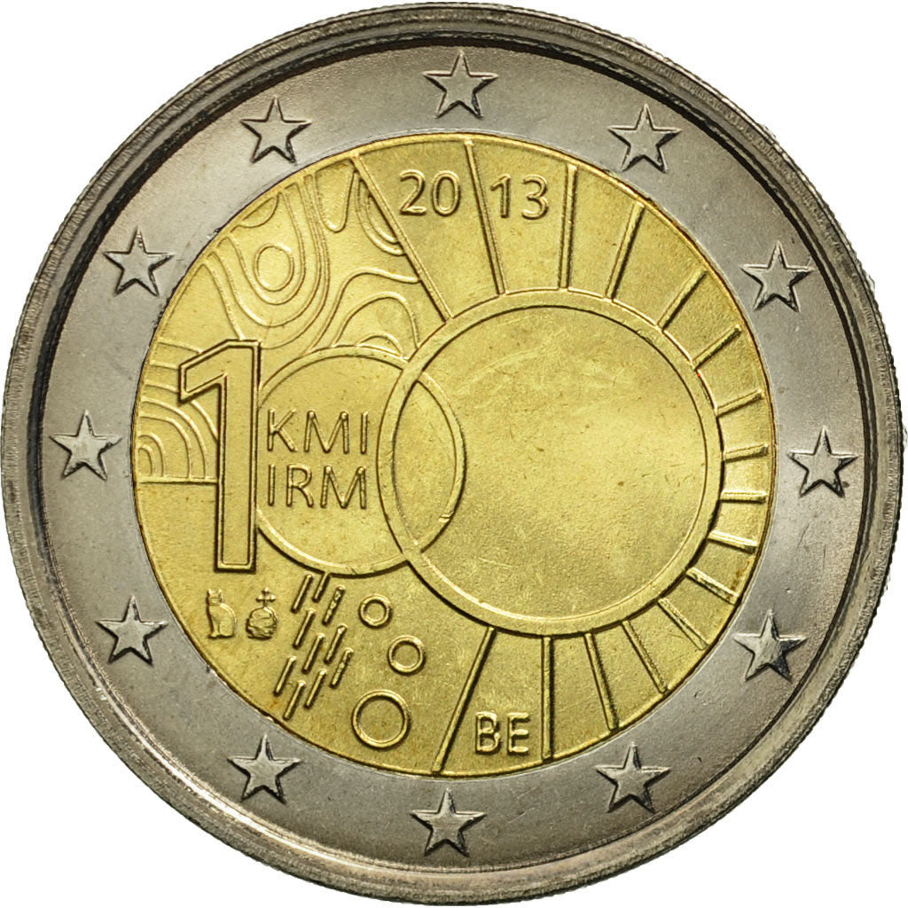 Belgia, 2 Euro, 2013, MS(63), Bimetaliczny