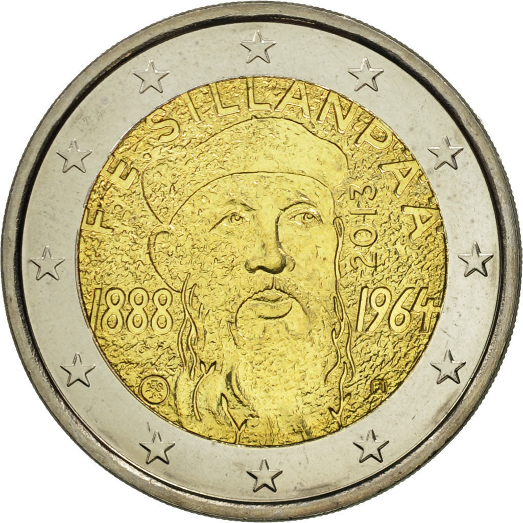 Finland, 2 Euro, 2013, MS(63), Bi-Metallic