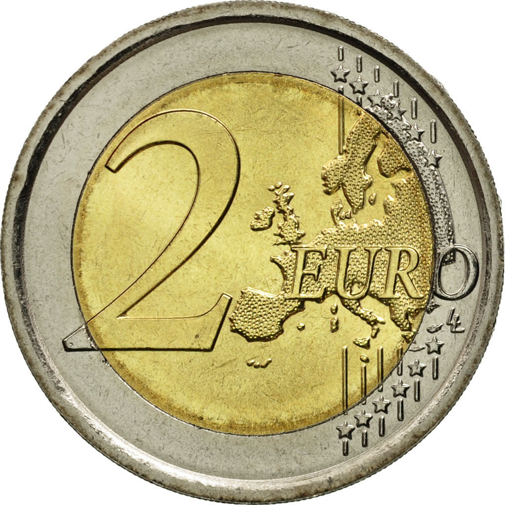 Italy, 2 Euro, Boccaccio, 2013, MS(63), Bi-Metallic
