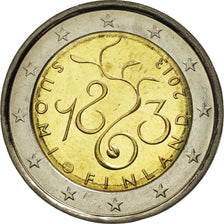 Finland, 2 Euro, Suomi, 2013, MS(63), Bi-Metallic