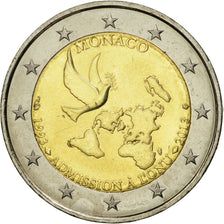 Monaco, 2 Euro, Admission à l'ONU, 2013, MS(63), Bi-Metallic