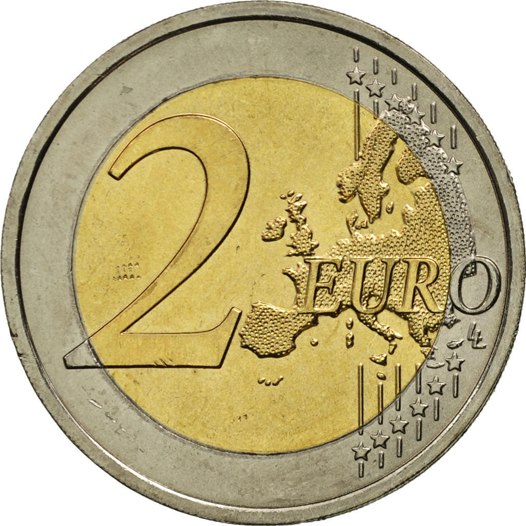 Slowakei, 2 Euro, Konstantin Metod, 2013, UNZ, Bi-Metallic