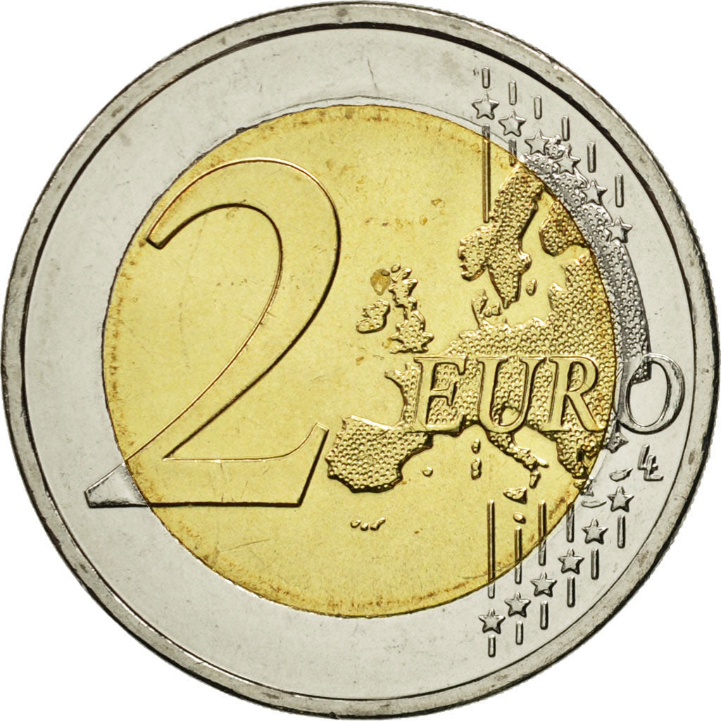 Griechenland, 2 Euro, 2014, UNZ, Bi-Metallic