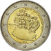 Malta, 2 Euro, Self-Government 1921, 2014, MS(63), Bimetaliczny