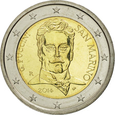 San Marino, 2 Euro, G. Puccini, 2014, UNZ, Bi-Metallic