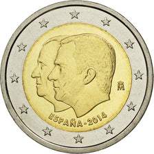 España, 2 Euro, Portraits, 2014, SC, Bimetálico