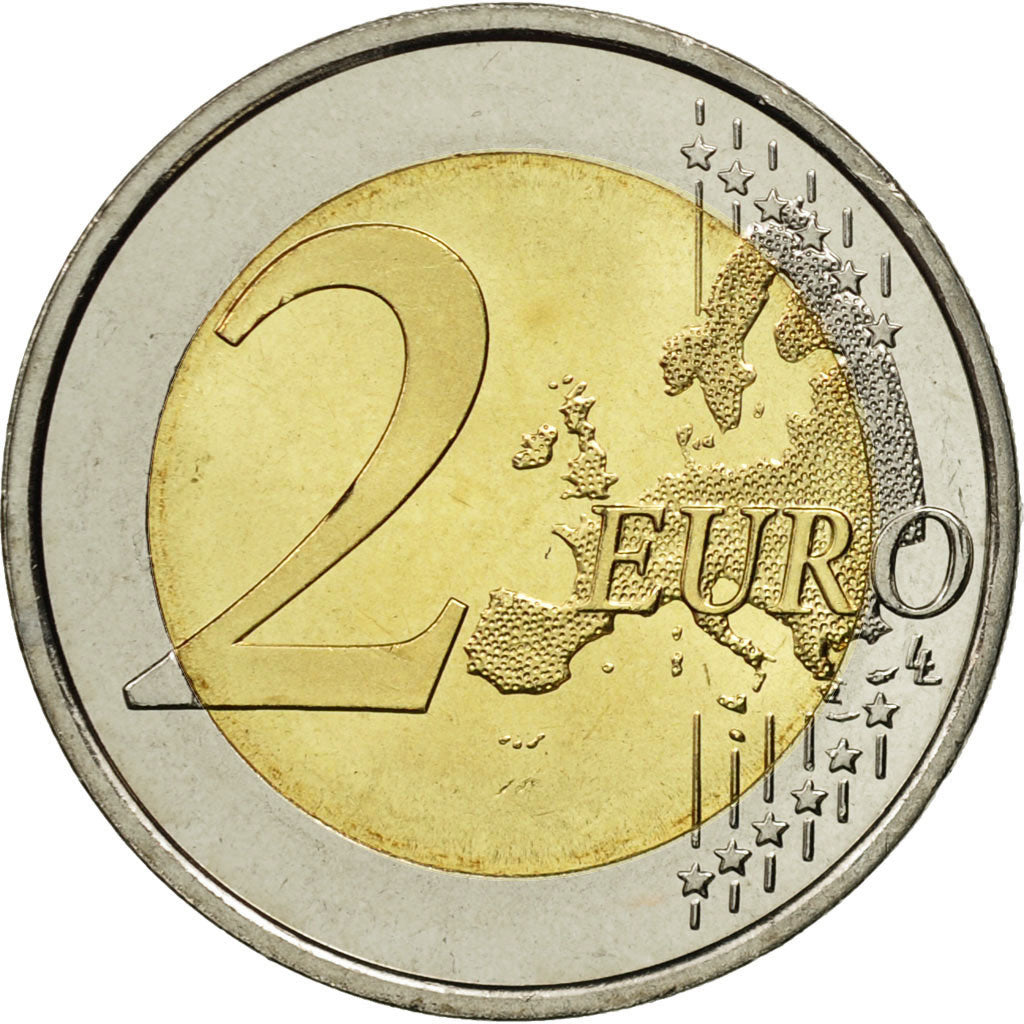 Spanien, 2 Euro, Portraits, 2014, UNZ, Bi-Metallic