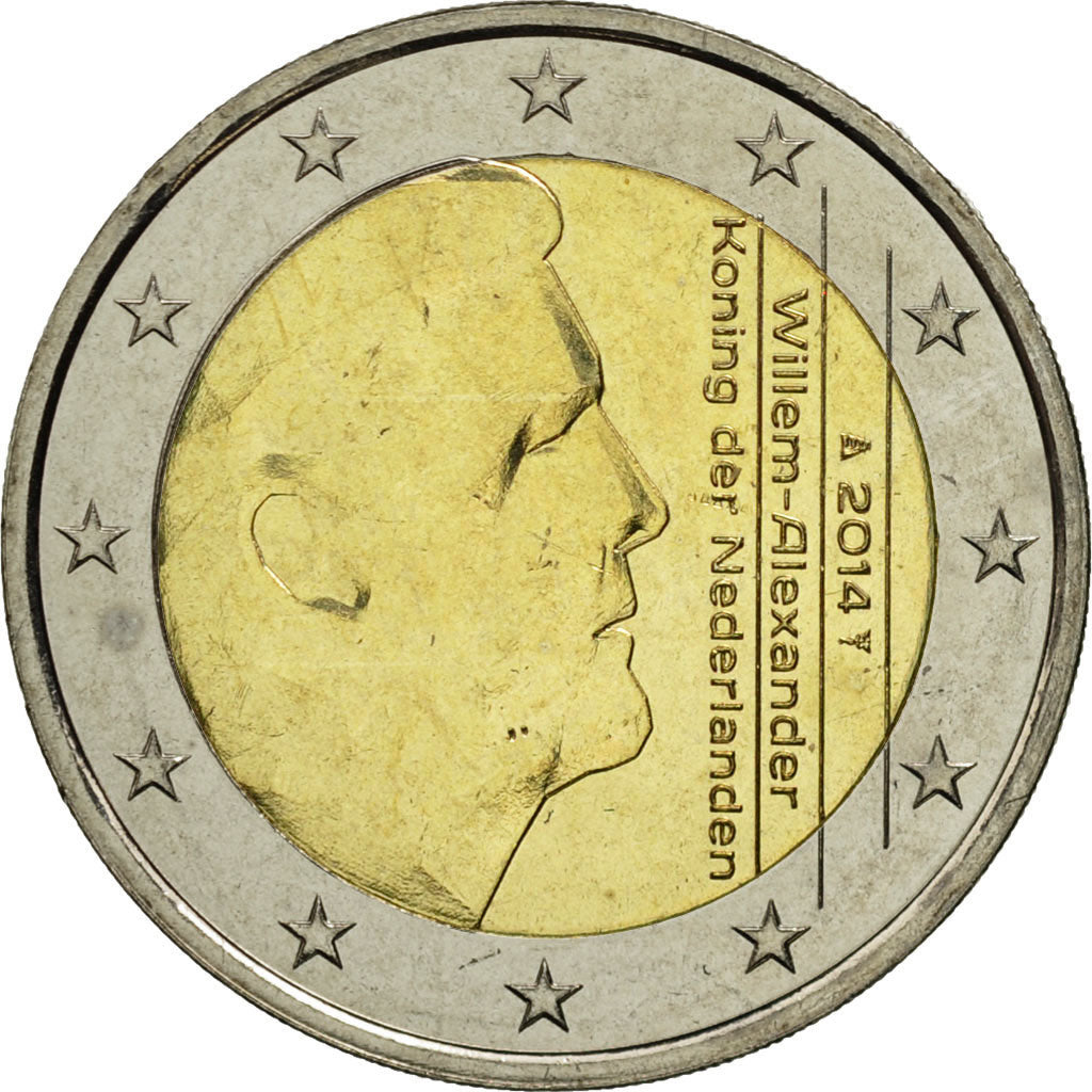 Paesi Bassi, 2 Euro, Willem-Alexander, 2014, SPL, Bi-metallico