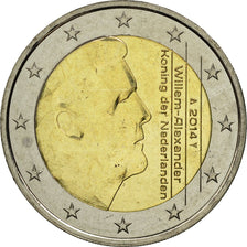 Países Bajos, 2 Euro, Willem-Alexander, 2014, SC, Bimetálico