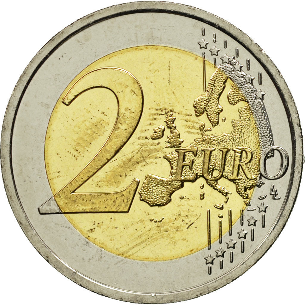 Słowacja, 2 Euro, EU, 2014, MS(63), Bimetaliczny