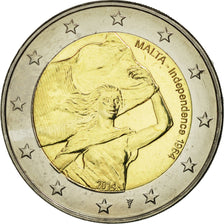 Malta, 2 Euro, Indépendance, 2014, MS(63), Bi-Metallic