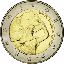Malta, 2 Euro, Indépendance, 2014, UNZ, Bi-Metallic