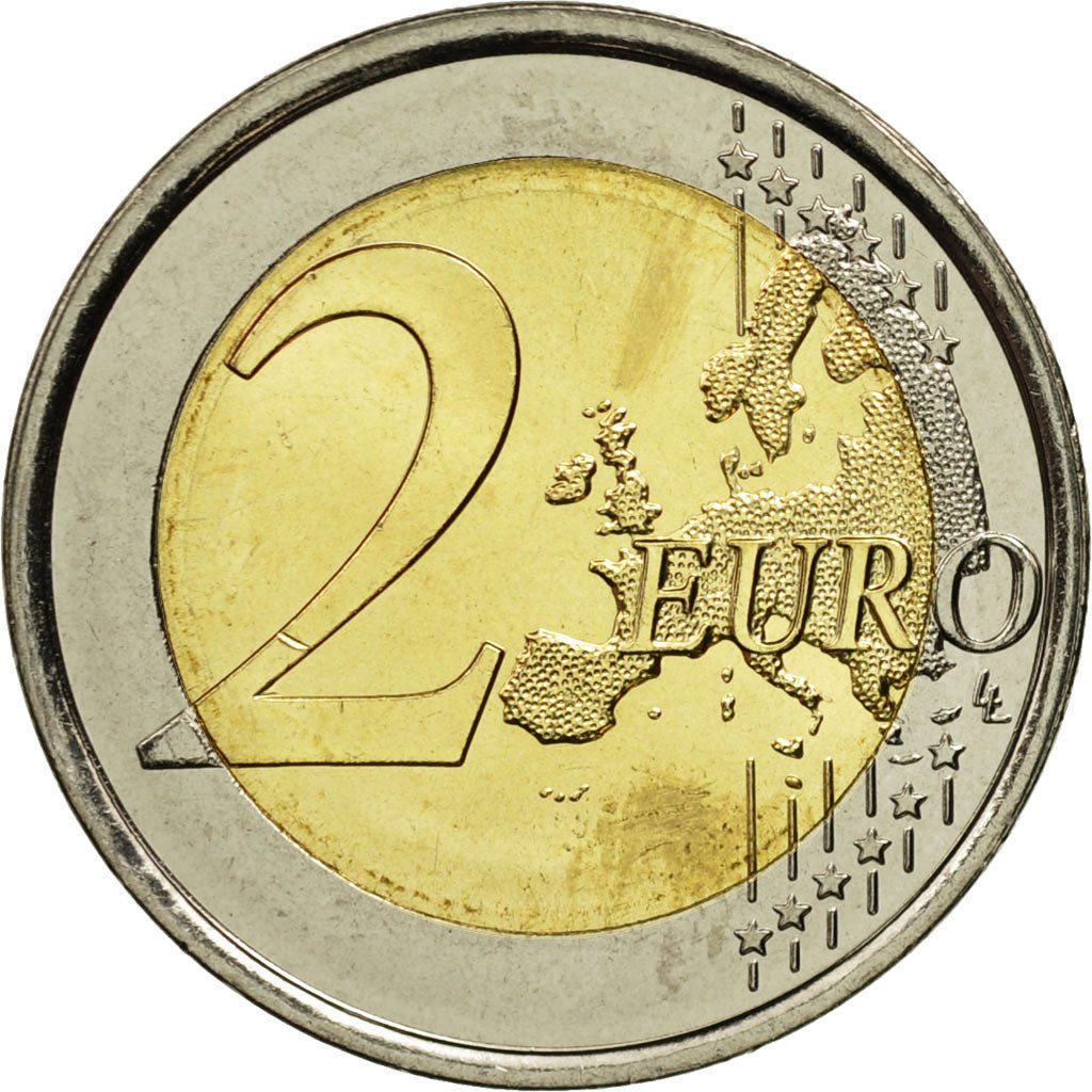España, 2 Euro, Park Guell-Gaudi, 2014, SC, Bimetálico